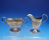 Fiddle Thread by Frank Smith Sterling Silver Sugar and Creamer  (#4178)