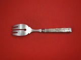 Lap Over Edge Acid Etched by Tiffany Sterling Silver Buffet Fork HHWS w/ Cicadas
