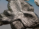 White Orchid by Michael Aram Nickelplate Trivet Floral Motif Decorative - New