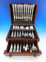 Wave Edge by Tiffany and Co. Sterling Silver Flatware Set Service Dinner 93 Pcs