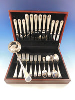 Filet by Broggi Italy Sterling Silver Flatware Set Service 37 pieces Dinner