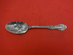 Wild Rose by International Sterling Silver Berry Spoon Embossed Fruit In Bowl