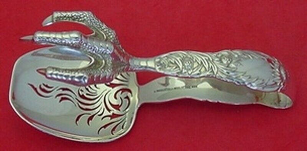 Chrysanthemum by Tiffany and Co Sterling Silver Pastry Tong with Claw 5 3/4"