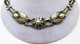 Georg Jensen Sterling Necklace #1 with Leaves and Berries (#J3333)