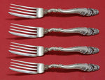 Decor by Gorham Sterling Silver Fish Fork Set 4pc AS Custom Made 7 1/4"