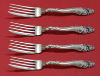 Decor by Gorham Sterling Silver Fish Fork Set 4pc AS Custom Made 7 1/4"