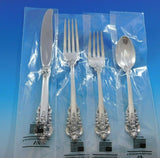 Grande Baroque by Wallace Sterling Silver Flatware Set for 8 Service 36 pcs New