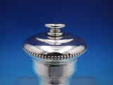 Sterling Silver Pepper Mill Unknown Maker 3 3/4" x 2" Beaded Edge (#6704)