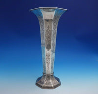 Elegante by Reed and Barton Sterling Silver Vase Hand Chased #507 (#4785)