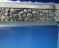 Scroll by Howard Sterling Silver Pen Box #1888 2" x 6" 4.2 ozt. c.1900 (#5887)