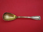 Saint Dunstan by Tiffany and Co. Sterling Silver Preserve Spoon Shell Vermeil 7"