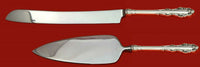Dresden Scroll by Lunt Sterling Silver Wedding Cake Set Server 2pc Custom HHWS