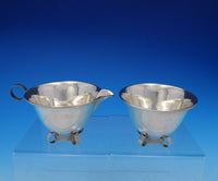 Mueck-Carey Co Sterling Silver Creamer and Sugar Set 2pc #1153 (#3660) Modernism
