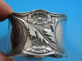 Poppy By Gorham Sterling Silver Napkin Ring #32598 Vintage