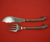 Silver Elk Horn by WTB .800 Silver Fish Serving Set 2-Piece Heirloom Silverware