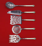 Damask Rose by Oneida Sterling Silver Brunch Serving Set 5-Piece Custom Made