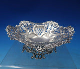 William Comyns English Victorian Sterling Silver Candy Dish Footed Ribbons #6456