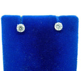 14k Gold 1.62ct Total Weight Genuine Natural Diamond Stud Post Earrings (#J4567)