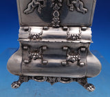 Dutch .833 Silver Doll House Buffet with Cupids 3 1/4" x 2" c. 1910 (#7497)