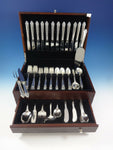 King Cedric by Oneida Sterling Silver Flatware Service For 12 Set 92 Pieces