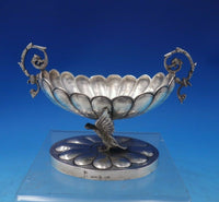 Sterling Silver Candy Dish with 3-D Bird Footed with Handles 5.9 ozt. (#6460)