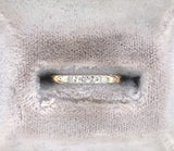 14k Yellow Gold Genuine Natural Diamond Wedding Band Ring Jewelry (#J6084)