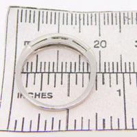 Antique Platinum Genuine Natural Diamond Band (#J3921)