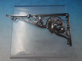 Poppy by Gorham Sterling Silver Desk Blotter Corners 4pc Set c1910 #1949 (#6348)