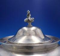 Bigelow Bros and Kennard Coin Silver Sugar Bowl 3-D Finial Hand Engraved (#4014)