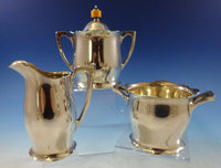 Antique by Wallace Sterling Silver Tea Set 5pc (#2644)