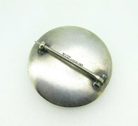 Foster and Bailey Art Nouveau Sterling Pin Figural Repoussed Woman (#J5012)