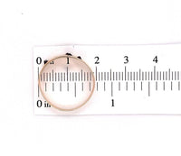 10k Rose Gold Victorian Genuine Natural Garnet Band Ring (#J5668)