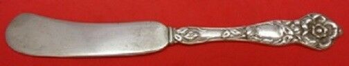 Wild Rose By Watson Sterling Silver Butter Spreader Flat Handle 5 3/4"