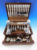 Borgia by Buccellati Italy Sterling Silver Dinner Flatware Set Service 115 pcs