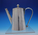 Mexican .900-.1000 Silver Tea Pot Individual Size 4" Tall x 4 3/4" (#3846)