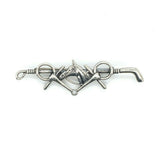 Sterling Horse Pin with Riding Crop and Bit (#J5484)