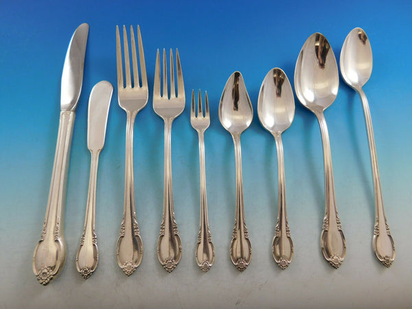 Remembrance by 1847 Rogers Silverplate Flatware Set for 12 Service 134 Pieces