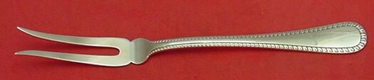 Feather Edge aka Italian Feather Edge by Buccellati Sterling Serving Fork 2-Tine