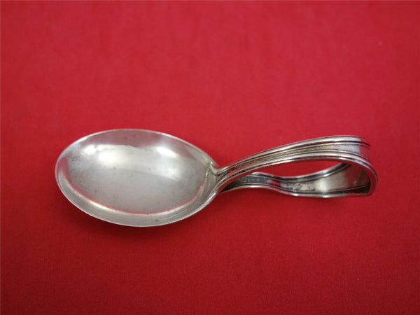 Quincy by International Sterling Silver Baby Spoon Bent Handle Original 3 1/4"