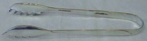 Silver Rhythm by International Sterling Silver Sugar Tong All-Sterling 9 3/4"