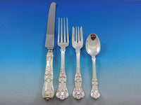 English King by Tiffany & Co Sterling Silver Flatware Set Service 63 pcs Dinner