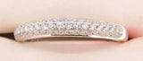 14k Gold .33ct Pave Genuine Natural Diamond Ring Band (#J3989)