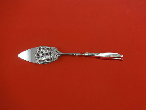 PINE SPRAY BY INTERNATIONAL STERLING SILVER PASTRY TONGS HHWS 9 7/8" CUSTOM MADE