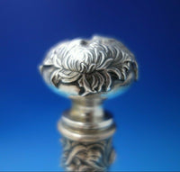 Chrysanthemum by Shiebler Sterling Silver Liquor Bottle #2319 7.3 ozt. (#5482)