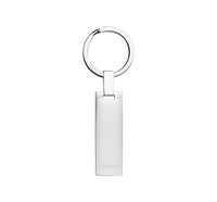 UNI by Christofle France Silverplate Key Chain with Ring Rectangular - New