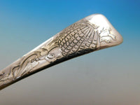 Lap Over Edge Acid Etched by Tiffany Sterling Silver Fish Serving Set Skate Fish