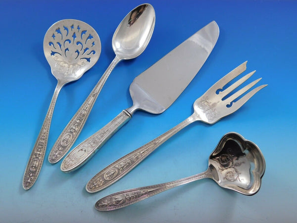 Wedgwood by International Sterling Silver Essential Serving Set Large 5-piece