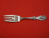 Francis I by Reed and Barton Old Dessert Fork Hand Pierced Flower Rare 6 3/8"