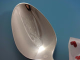 Sterling Silver Hooo Loves You Teaspoon w/Owl Damask Rose Valentines Day Gift!