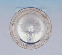 Frank Whiting Sterling Silver Compote with Floral and Bead Border #199 (#3650)
